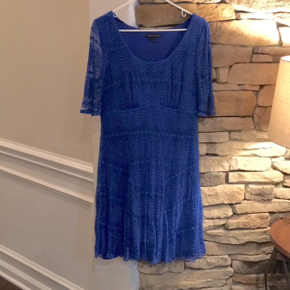 Royal blue dress